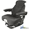 A & I Products Grammer Seat Assembly, Charcoal MATRIX CLOTH, Black Vinyl Armrests 28" x26" x25.5" A-MSG95741GRC - alternate 1